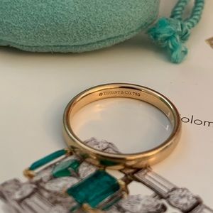 Tiffany and Co. wedding band ring 18KT Rose Gold